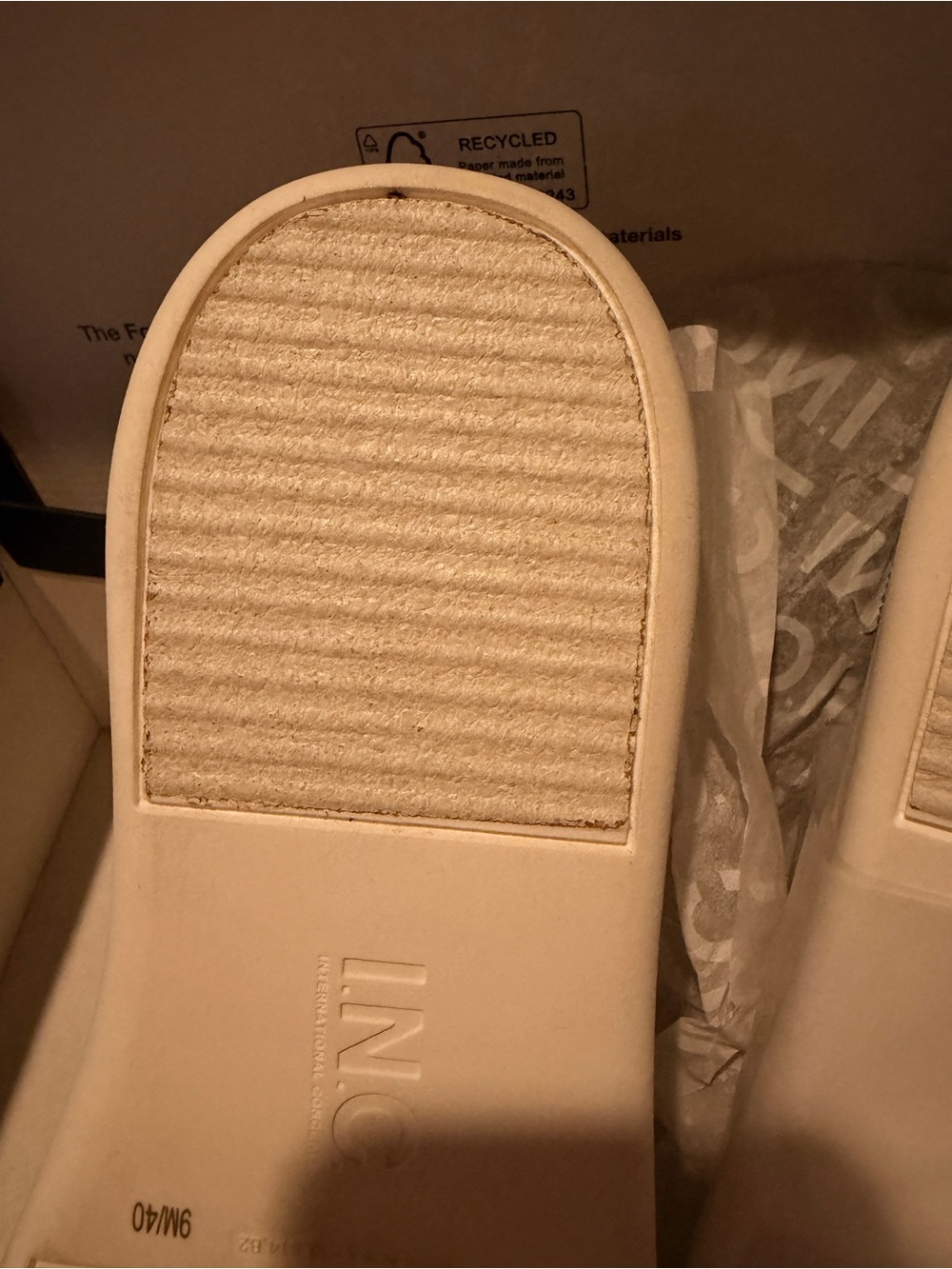 INC International Concepts White Rhinestone-Embellished Sneakers WITH BOX - Picture 5 of 10